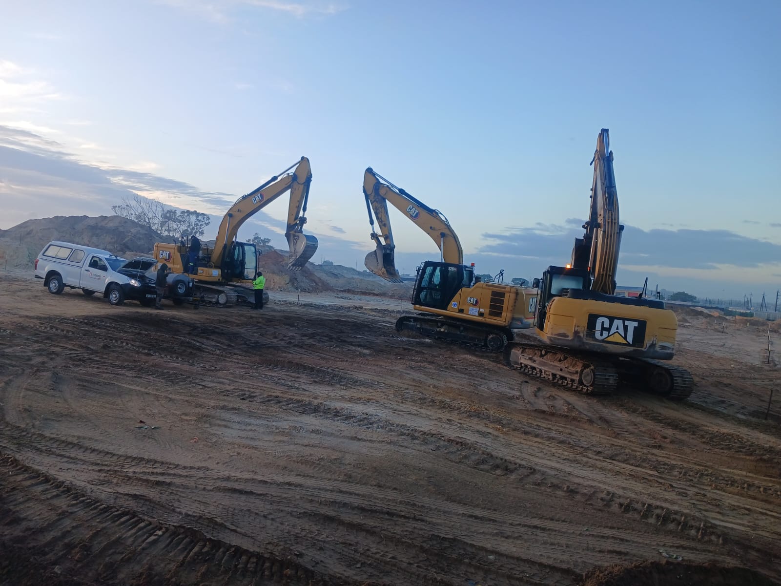 Two CAT Excavators